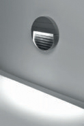 401605.WW.180.G  Hydrosurf Maxi Round, 14W LED Warm White, Textured Grey 180° Luminaire,